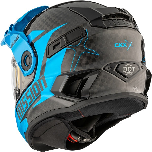 CKX Mission AMS Alaska Free-face Helmet in Glossy Blue