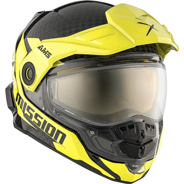 CKX Mission AMS Alaska Free-face Helmet in Glossy Sunny Lime