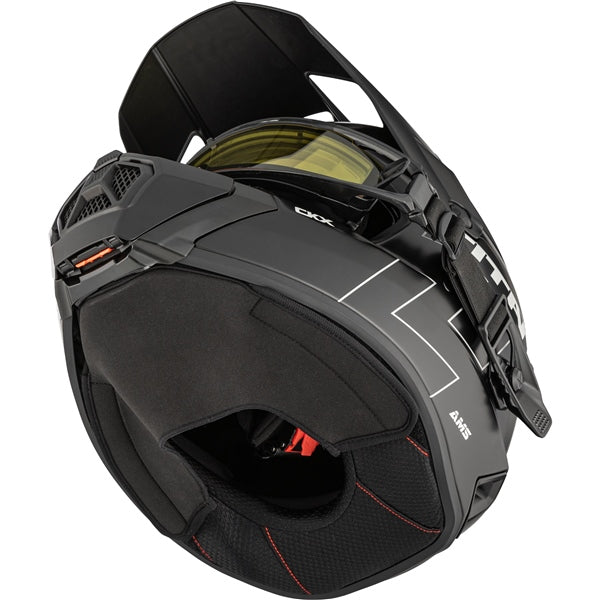 CKX Titan AMS Solid Fiberglass Helmet 2025 - Matte Black Electric Double Lens