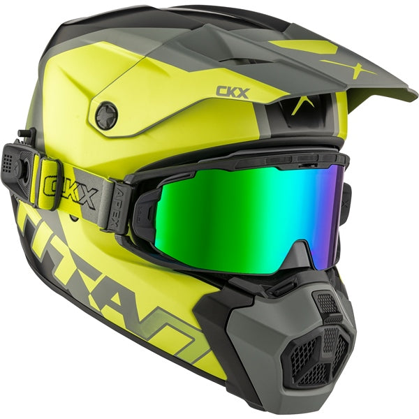 CKX Titan AMS Nunavut Helmet 2025 - Matte Sunny Lime