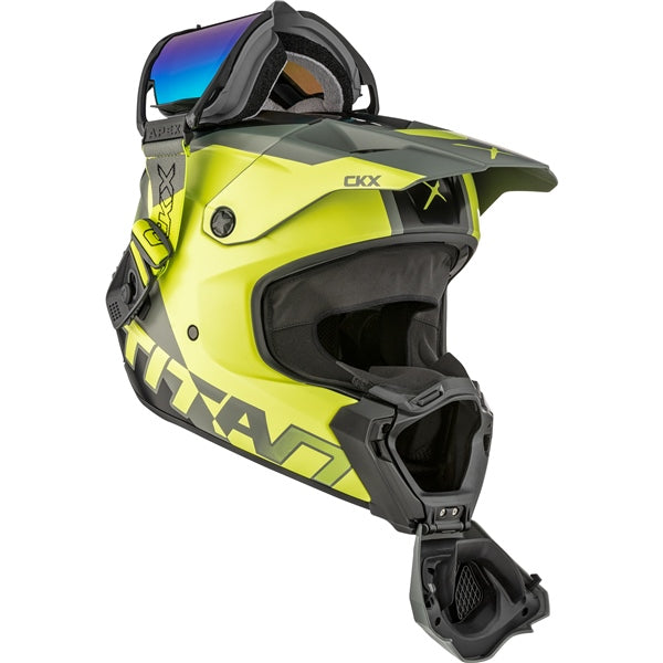 CKX Titan AMS Nunavut Helmet 2025 - Matte Sunny Lime