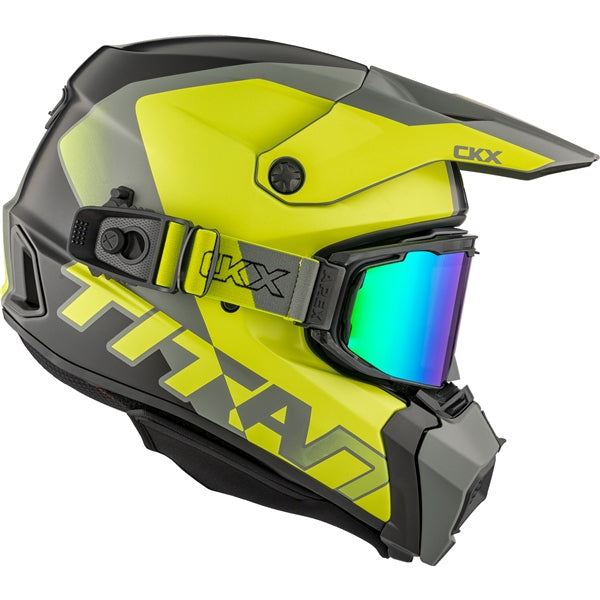 CKX Titan AMS Nunavut Helmet 2025 - Matte Sunny Lime