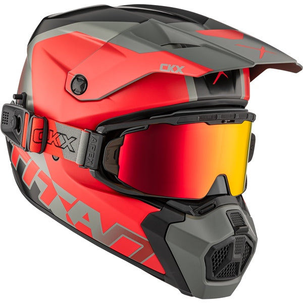 CKX Titan AMS Nunavut Helmet 2025 - Matte Red