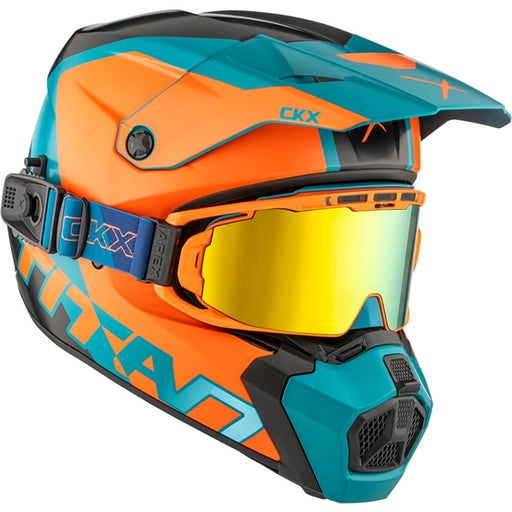 CKX Titan AMS Nunavut Helmet 2025 - Matte Orange/Blue