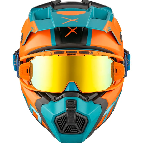 CKX Titan AMS Nunavut Helmet 2025 - Matte Orange/Blue