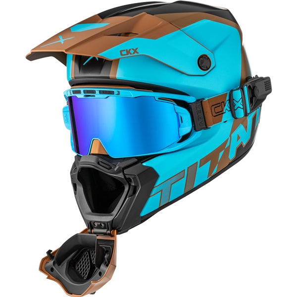 CKX Titan AMS Nunavut Helmet 2025 - Matte Blue/Pecan