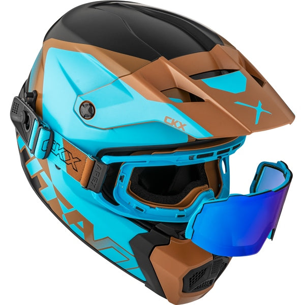 CKX Titan AMS Nunavut Helmet 2025 - Matte Blue/Pecan