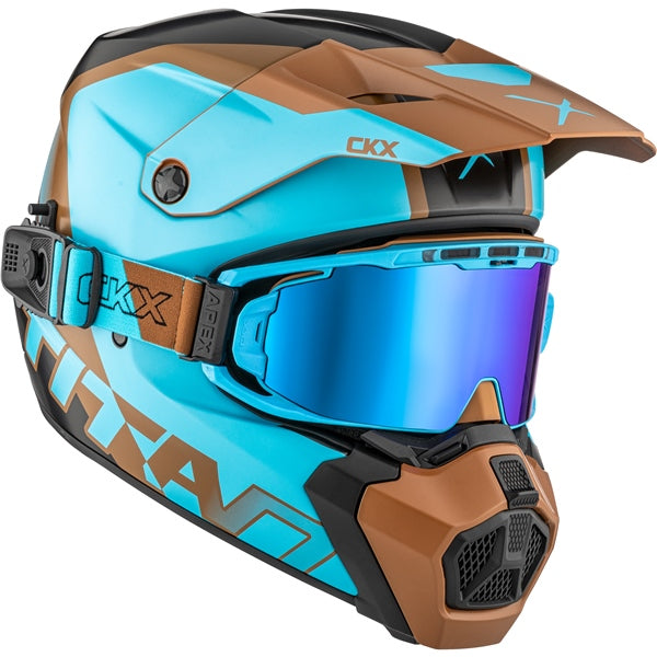 CKX Titan AMS Nunavut Helmet 2025 - Matte Blue/Pecan
