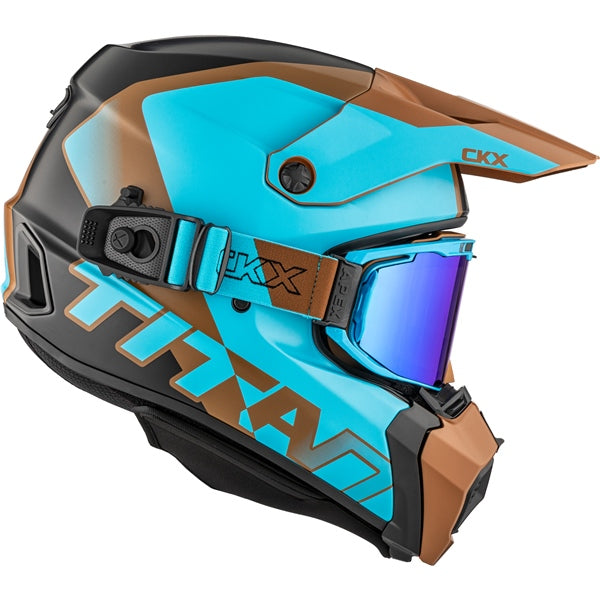 CKX Titan AMS Nunavut Helmet 2025 - Matte Blue/Pecan