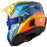 CKX Titan AMS Concordia Helmet 2025 - Glossy Blue/Yellow/Red