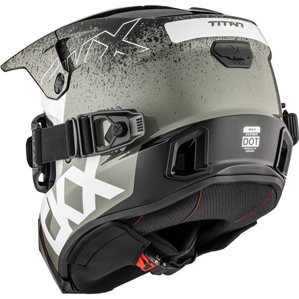 CKX Titan AMS Vaneer Helmet - Double Lens 2025 - Glossy Grey