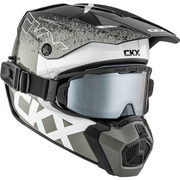 CKX Titan AMS Vaneer Helmet - Double Lens 2025 - Glossy Grey