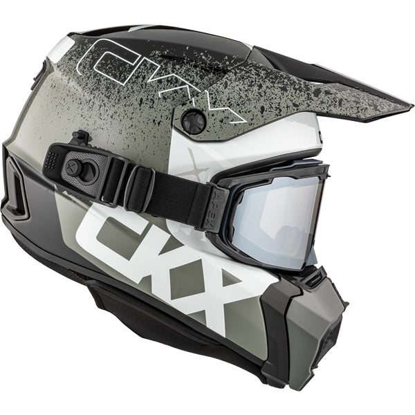 CKX Titan AMS Vaneer Helmet - Double Lens 2025 - Glossy Grey
