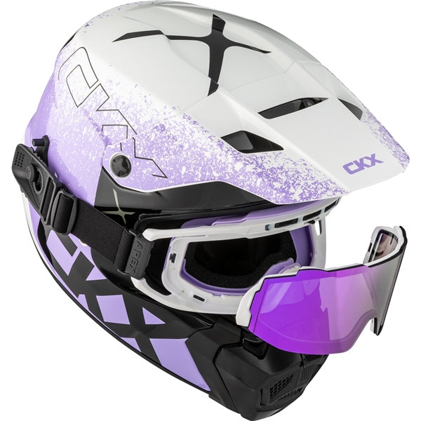 CKX Titan AMS Vaneer Helmet - Double Lens 2025 - Glossy Violet Tulip