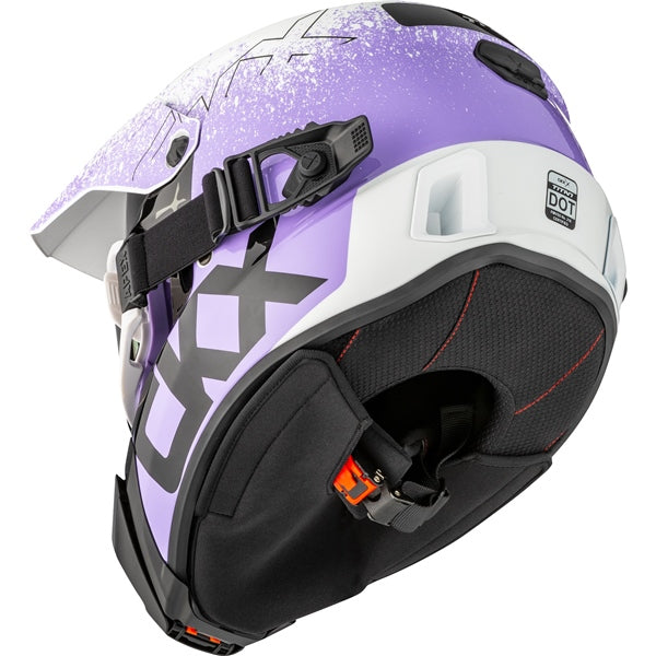 CKX Titan AMS Vaneer Helmet - Double Lens 2025 - Glossy Violet Tulip