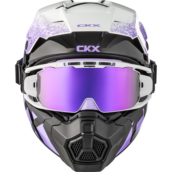 CKX Titan AMS Vaneer Helmet - Double Lens 2025 - Glossy Violet Tulip