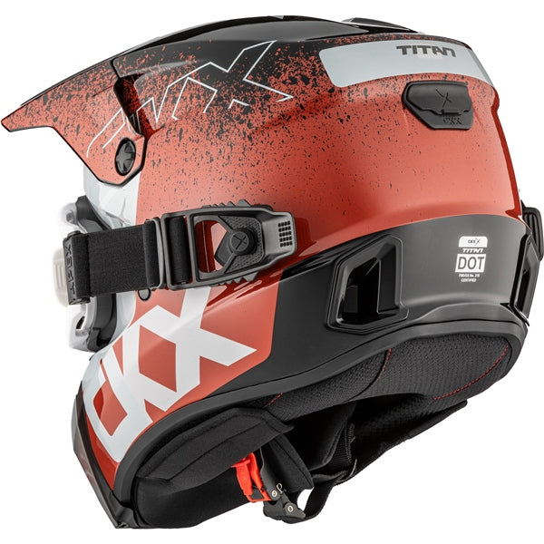 CKX Titan AMS Vaneer Helmet - Double Lens 2025 - Glossy Red