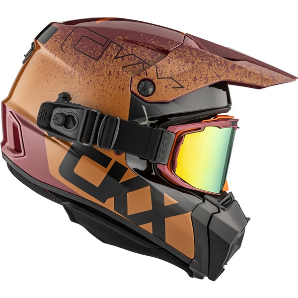 CKX Titan AMS Vaneer Helmet - Double Lens 2025 - Glossy Pecan