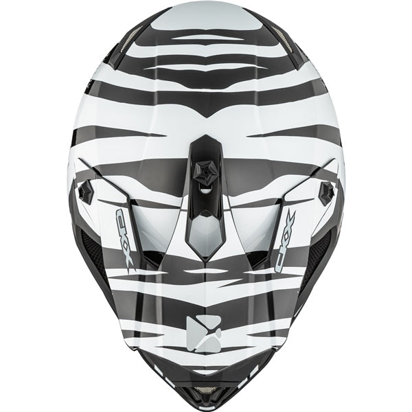 CKX TX019Y ZOO HELMET   in Glossy White