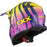 CKX TX019Y ZOO HELMET   in Glossy Pink/yellow