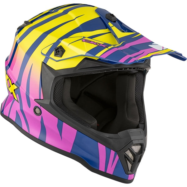 CKX TX019Y ZOO HELMET   in Glossy Pink/yellow