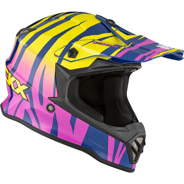 CKX TX019Y ZOO HELMET   in Glossy Pink/yellow