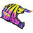 CKX TX019Y ZOO HELMET   in Glossy Pink/yellow