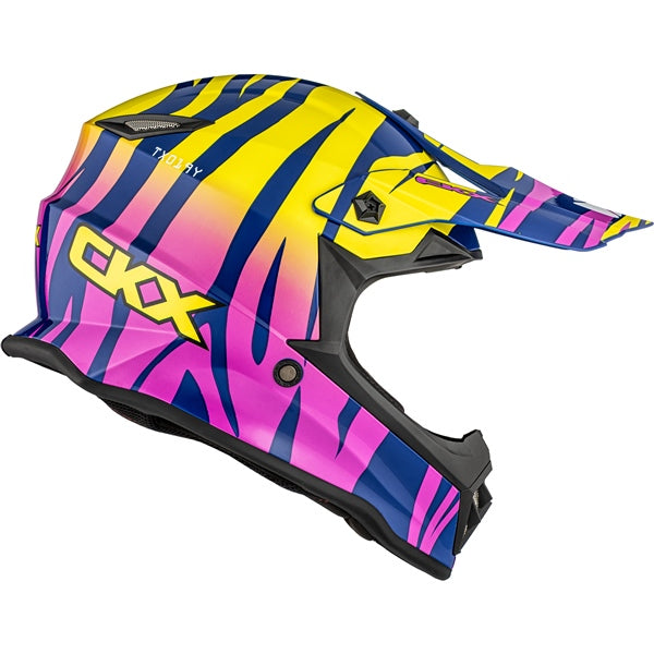 CKX TX019Y ZOO HELMET   in Glossy Pink/yellow