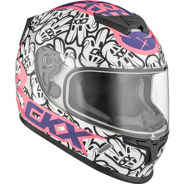 CKX RR24Y PEACE HELMET in Glossy White