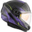 CKX Contact Free-face helmets - Winter 2027 Limited Edition in Glossy Purple - Photochromic Electric Double Lens