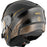 CKX CONTACT ARTIK HELMET ELECTRIC DOUBLE LENS in Glossy Brown/Orange