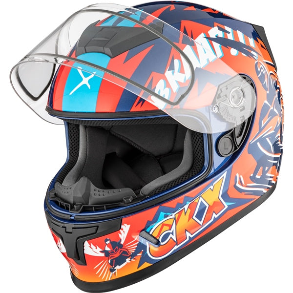 CKX RR24Y SLEDDER HELMET in Orange/Red
