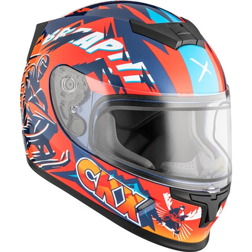 CKX RR24Y SLEDDER HELMET in Orange/Red