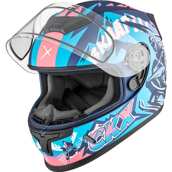 CKX RR24Y SLEDDER HELMET in Blue/Red