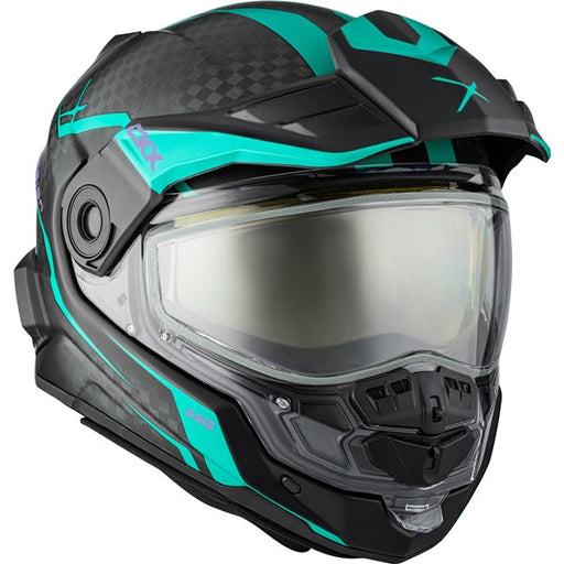 CKX MISSION AMS CARBON FURY HELMET in Matte Turquoise