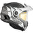 CKX Mission AMS Alaska Free-face Helmet in Glossy Silver