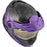 CKX Mission AMS Free-face helmets - Winter 2027 Limited Edition in Glossy Purple - Photochromic Electric Double Lens