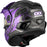 CKX Mission AMS Free-face helmets - Winter 2027 Limited Edition in Glossy Purple - Photochromic Electric Double Lens