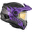 CKX Mission AMS Free-face helmets - Winter 2027 Limited Edition in Glossy Purple - Photochromic Electric Double Lens