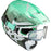 CKX Titan AMS Vaneer Helmet - Double Lens in Glossy Green