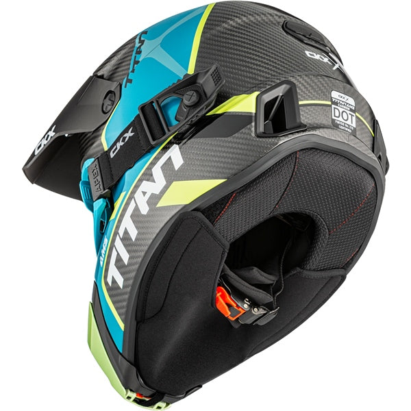 CKX Titan AMS Conrod Off-Road Helmets 2026 in Matte Green - Double Lens