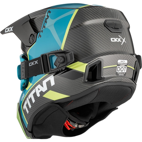 CKX Titan AMS Conrod Off-Road Helmets 2026 in Matte Green - Double Lens