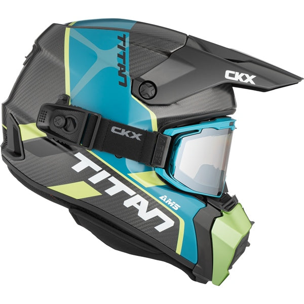 CKX Titan AMS Conrod Off-Road Helmets 2026 in Matte Green - Double Lens