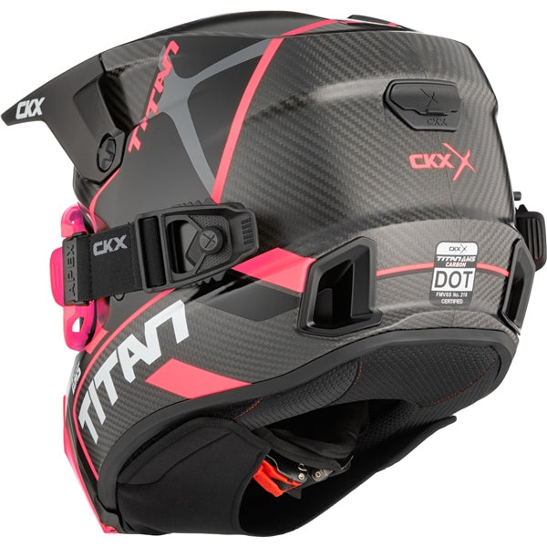 CKX Titan AMS Conrod Off-Road Helmets 2026 in Matte Pink - Double Lens