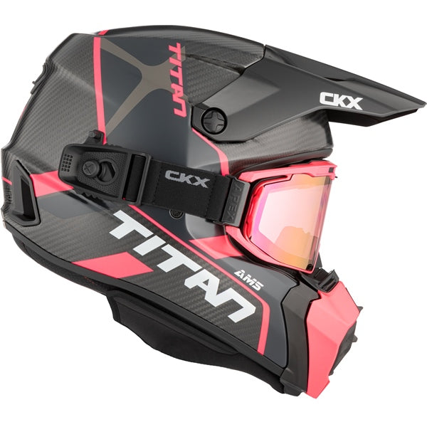 CKX Titan AMS Conrod Off-Road Helmets 2026 in Matte Pink - Double Lens