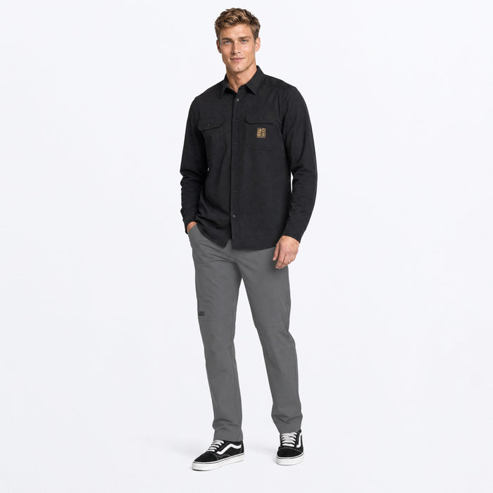 FXR HD FLANNEL SHIRT in Black
