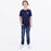 FXR YOUTH WORLDWIDE PREMIUM T-SHIRT in Navy/Canvas