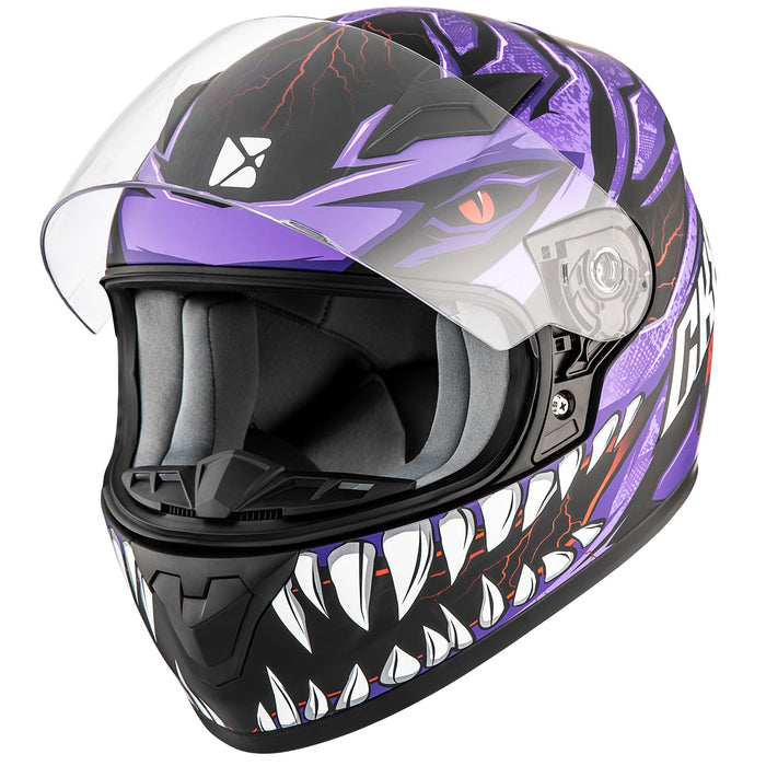 CKX RR519Y PREDATOR YOUTH HELMET 2024 - Matte Purple