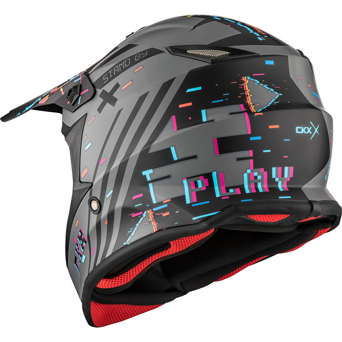 CKX TX019Y ERROR YOUTH HELMET 2025 - Matte Grey