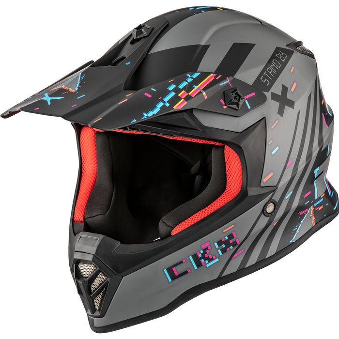 CKX TX019Y ERROR YOUTH HELMET 2025 - Matte Grey